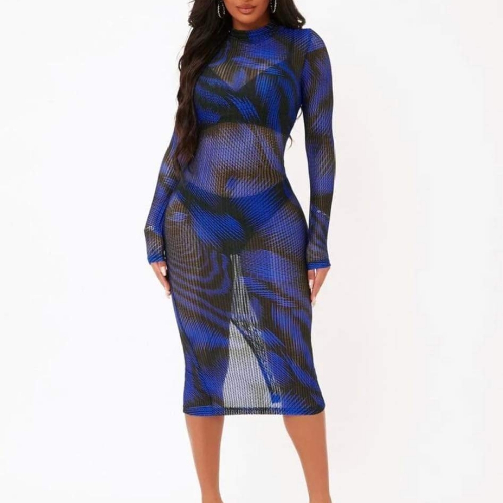 Mesh Bodycon Dress